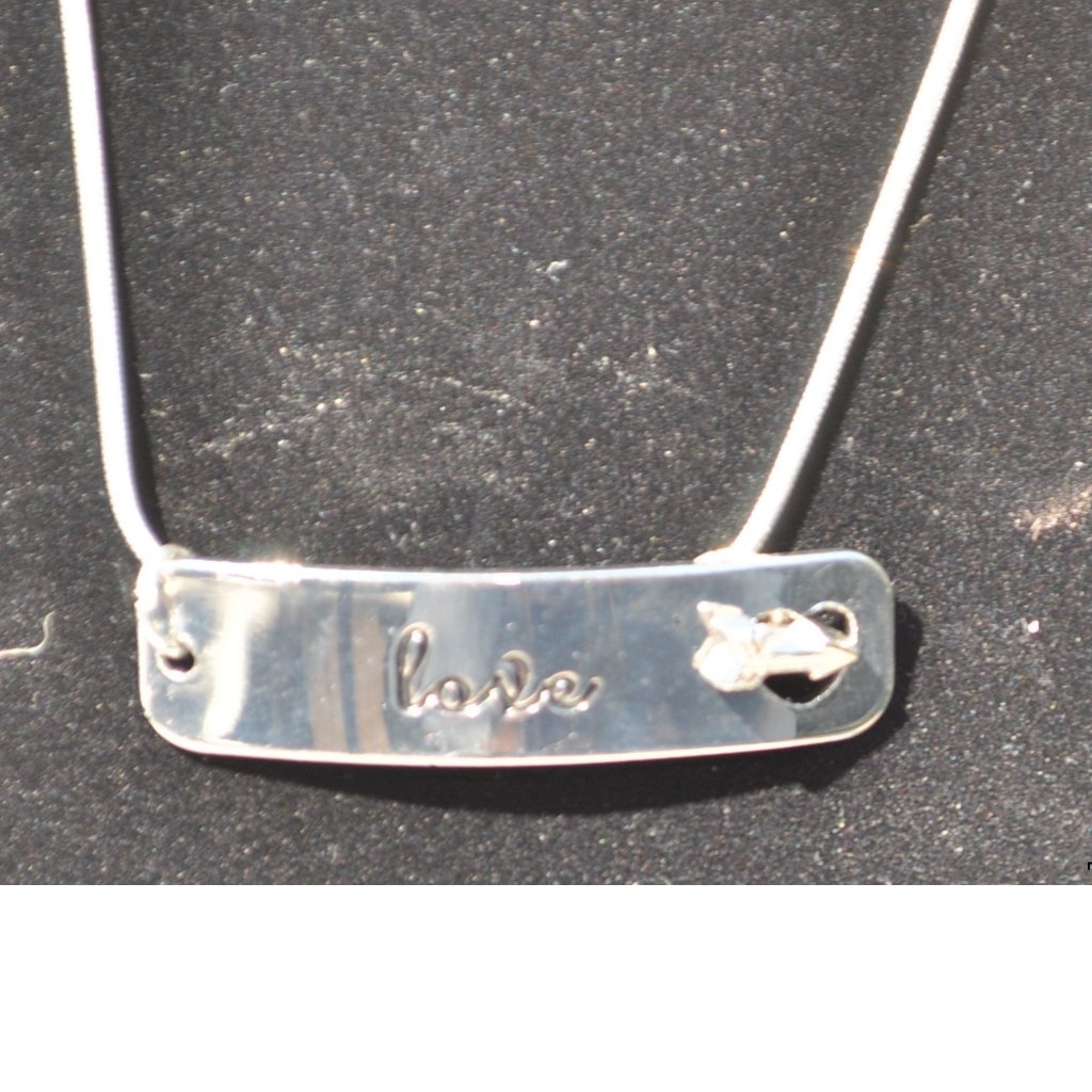 Love Pendant With 925 Silver Necklace 3103 24$